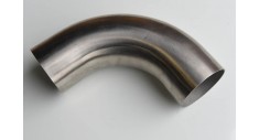 Stainless steel hygienic plain end 90 deg bend 316 